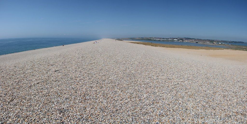 Coastal Landforms - Chesil Beach and Fleet Lagoon, Dorset, United Kingdom