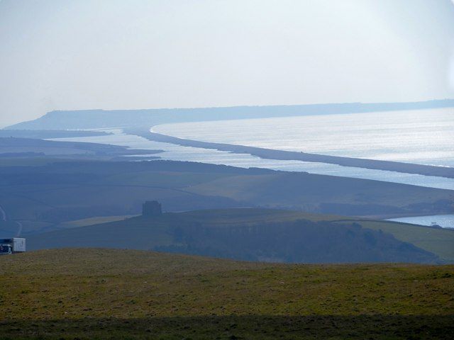 Chesil Beach and Lagoon from Abbotsbury Hill