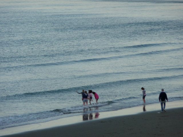 Fun in the sea, Shanklin, Isle of Wight