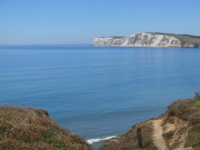 Freshwater Bay and Tennyson Down