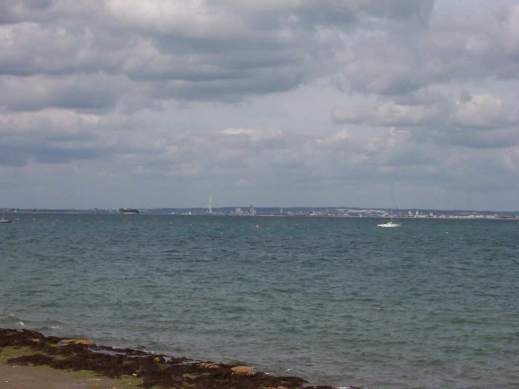 Portsmouth From Bembridge Beach