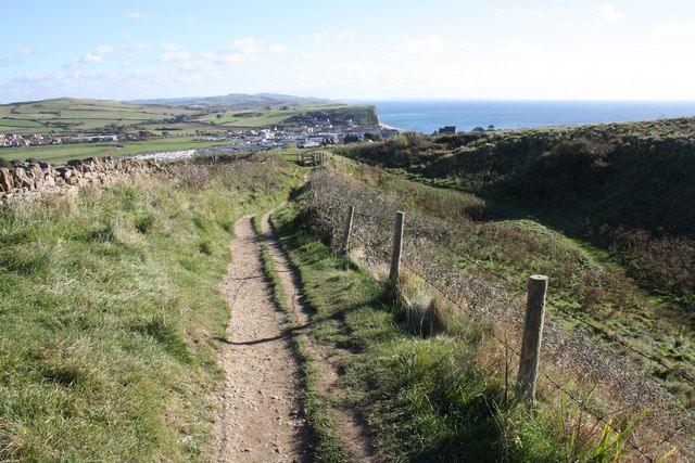 Coast path on West Cliff