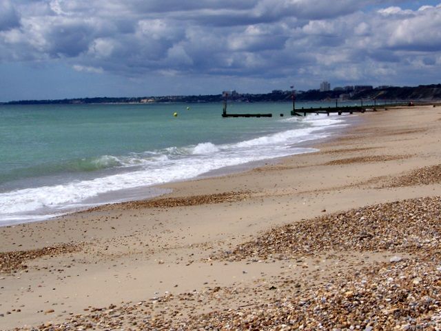 Beach scene near Southbourne