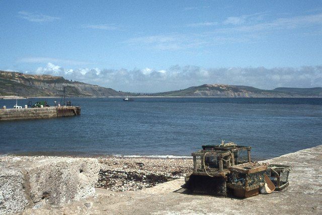 View over Lyme Bay towards Charmouth