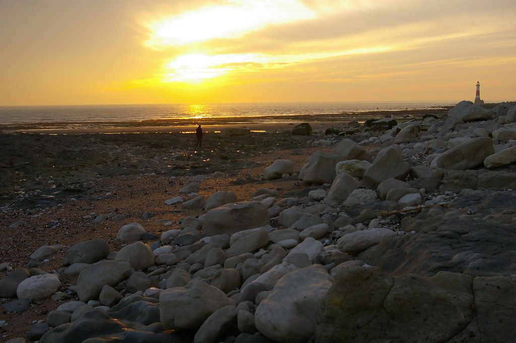 Cow Gap at sunset