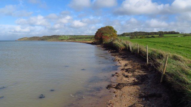 The beach at Thorness Bay