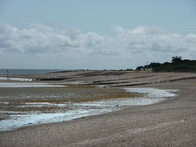 Along the shingle ridge, Selsey East Beach