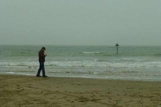 Me on Wittering beach