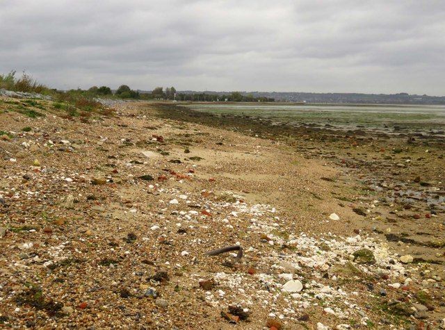 The foreshore by Milton Common