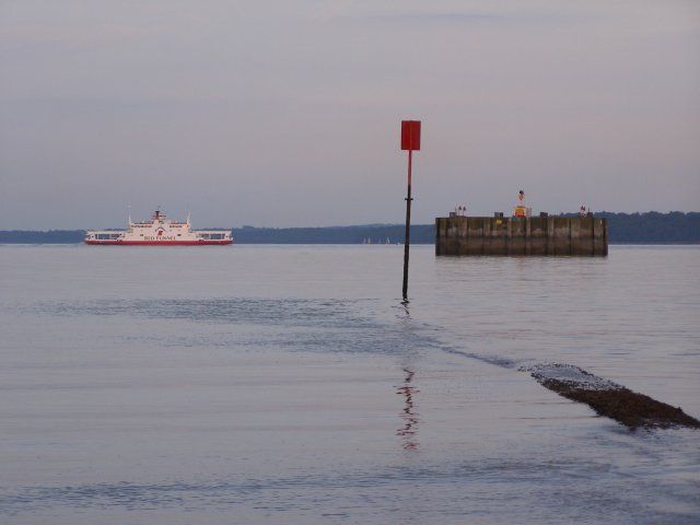The Solent from Calshot Beach