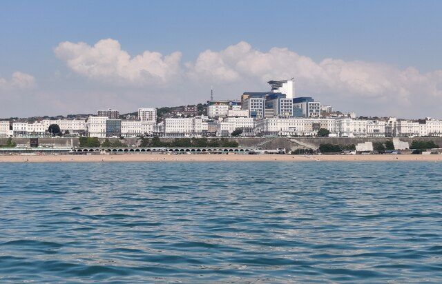View towards Kemp Town in Brighton