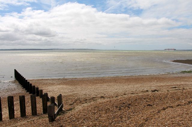 View from Hill Head Beach