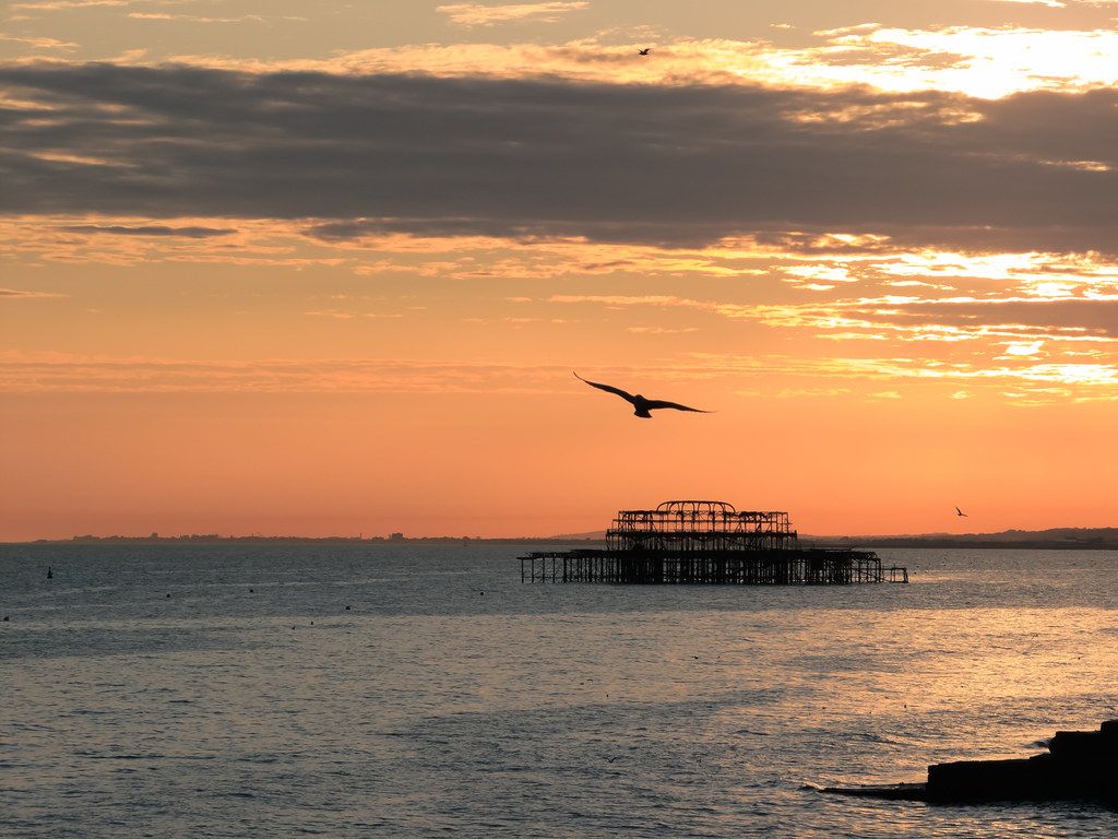 Sunset in Brighton
