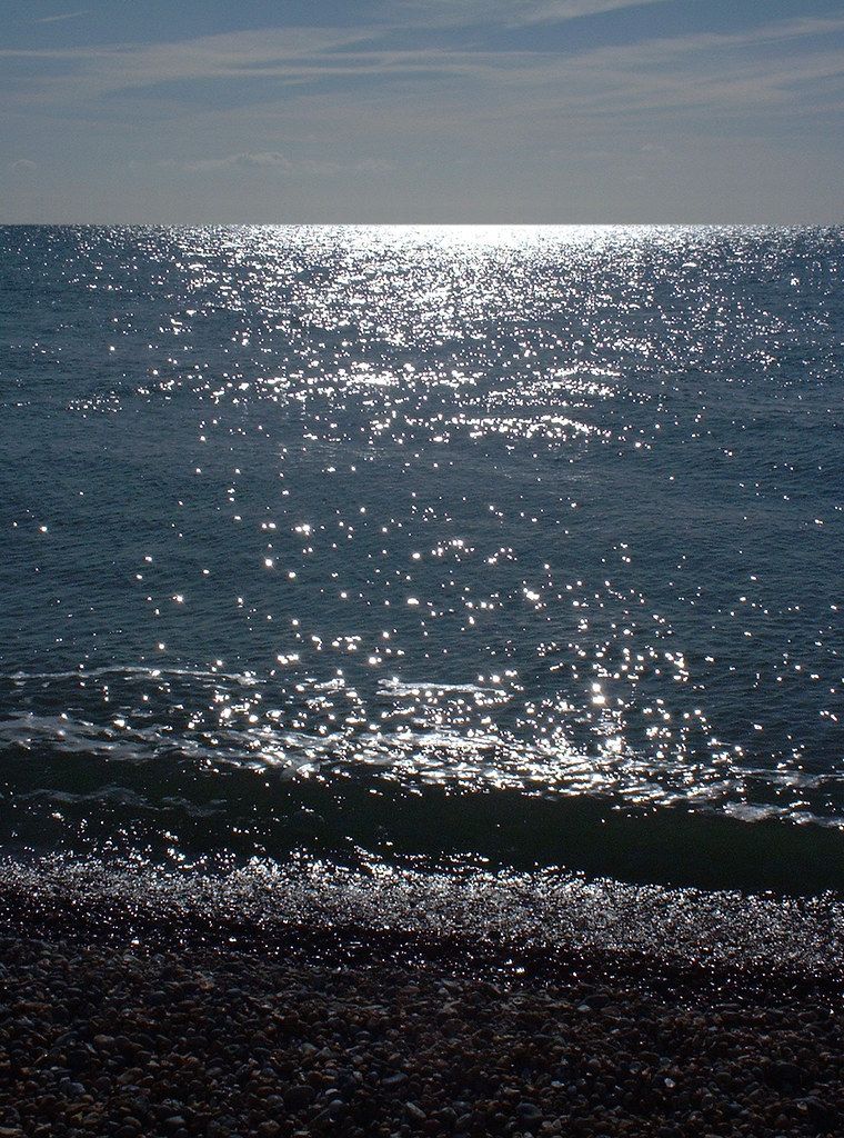 Glittering Sea and Horizon