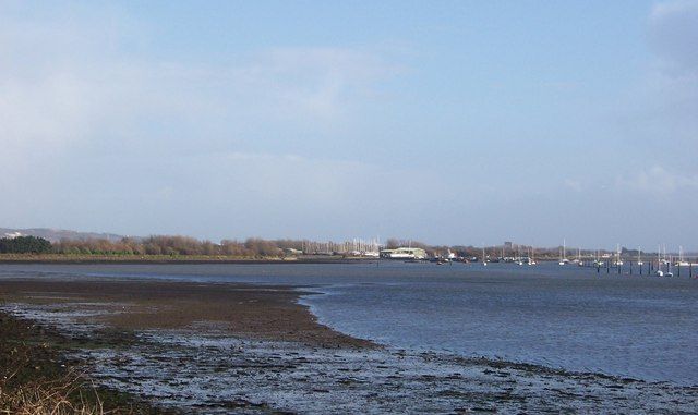 View across Wicor Lake-Fareham