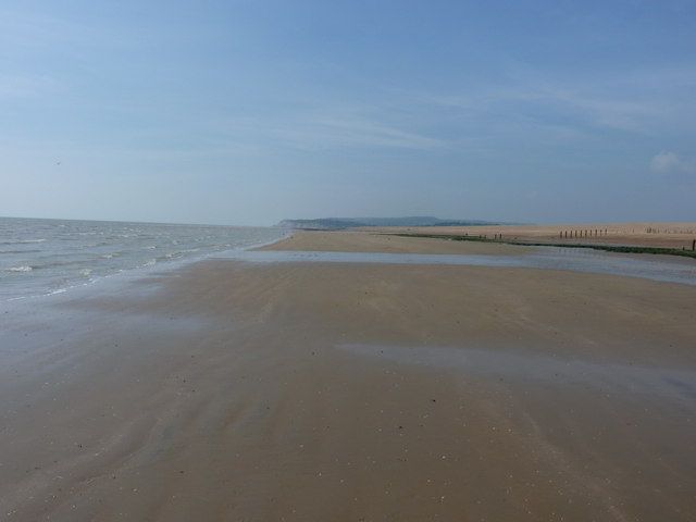 Lots of sand on Winchelsea Beach