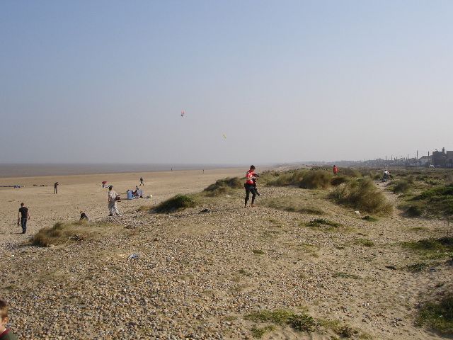 Dunes and beach at  Greatstone-on-Sea
