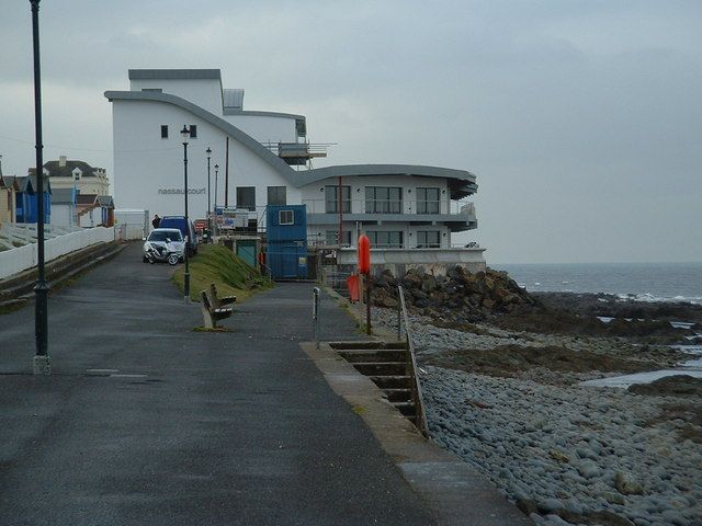 New  flats built on Westward Ho! seafront