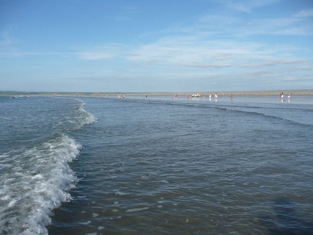 Westward Ho! : The Sea, Sandy Beach & Coastline
