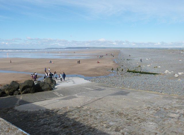 The vast beach at Westward Ho!, North Devon