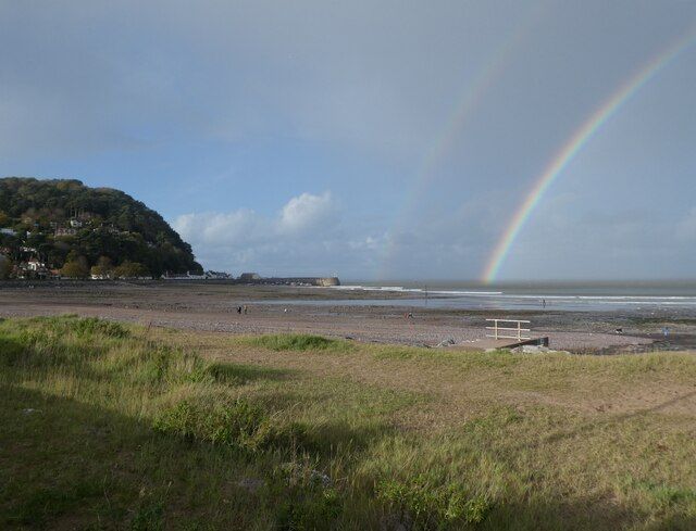 Rainbow above Minehead Bay
