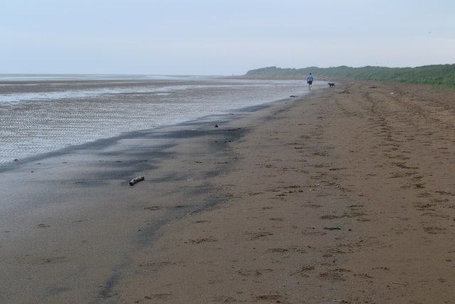Berrow flats on a grey (bank holi)day