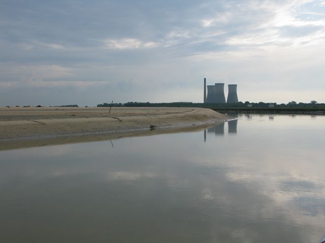 Final spit of land before entering the River Stour