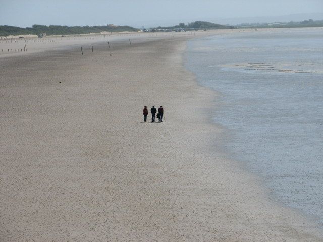 Weston-super-Mare - the beach south of the pier