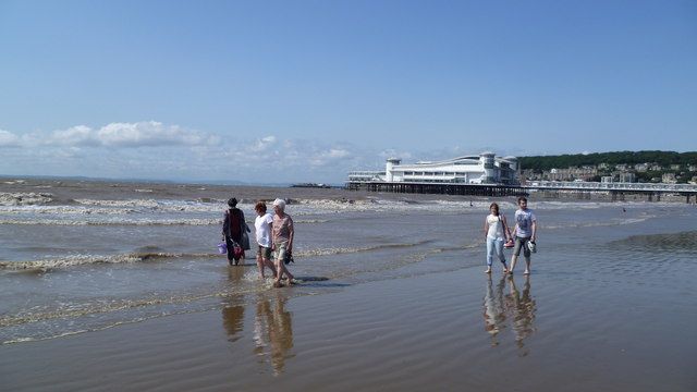 On the beach