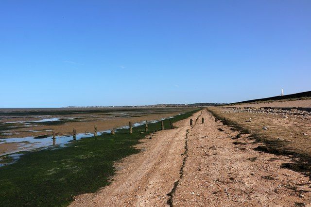Beach at Saxon Shore Way by South Oaze