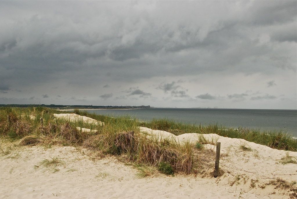 La mer vers Knokke-Le-Zoute (Cadzand-Holland)