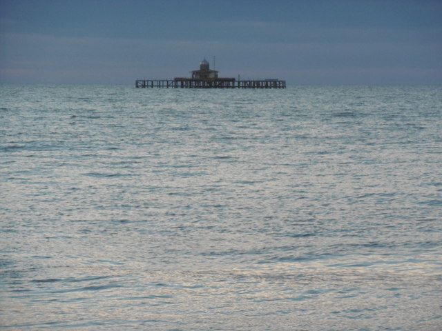 The former end of Herne Bay Pier