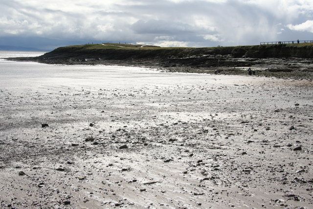 View of Friars Point taken from Barry Island - Whitmore Bay