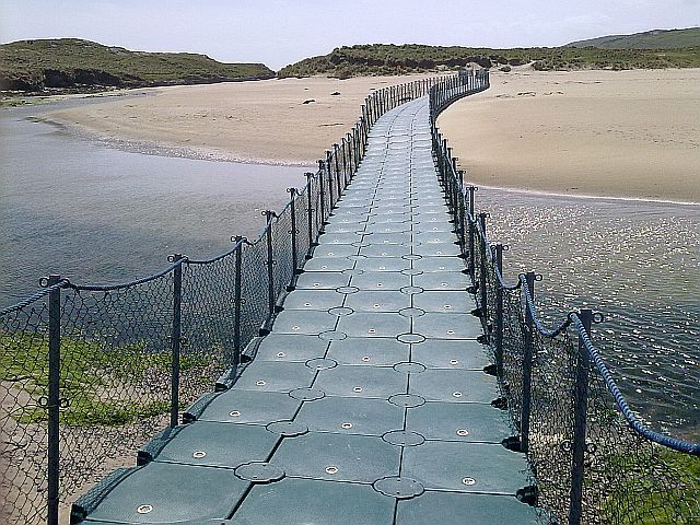 The pontoon at Barley Cove