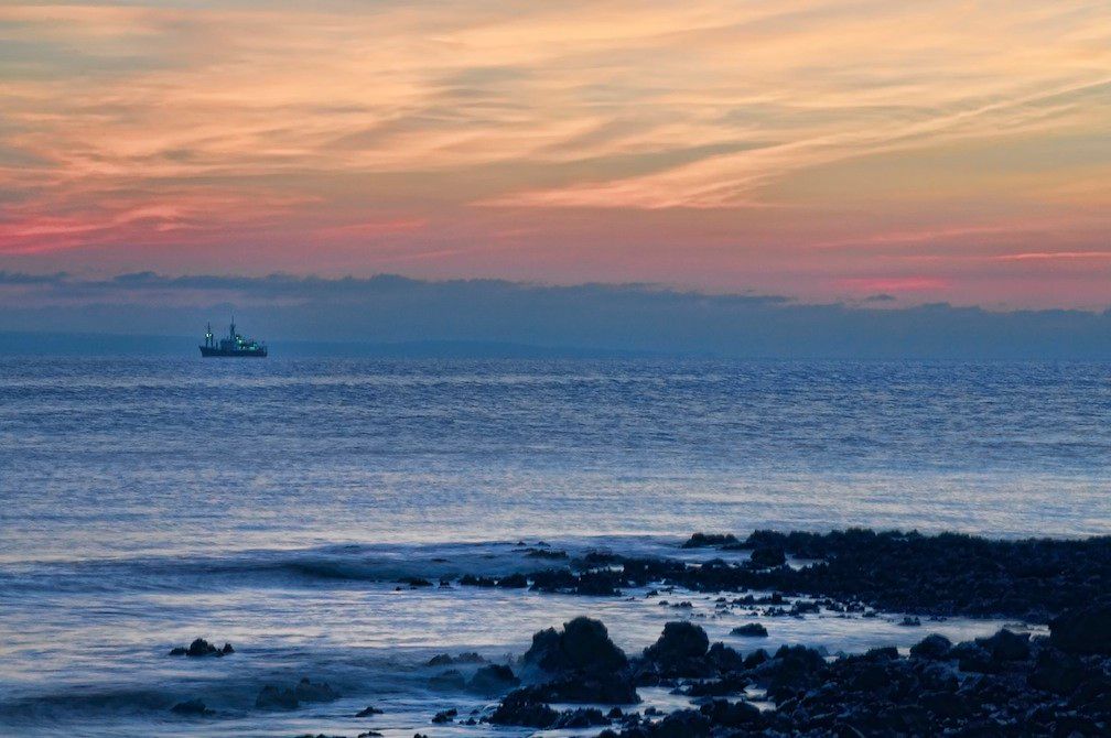 Evening on the coast