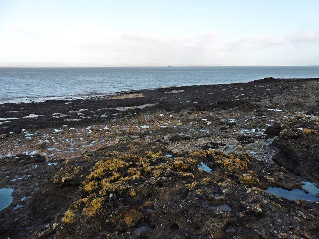 Rocky foreshore at Redcliff Bay