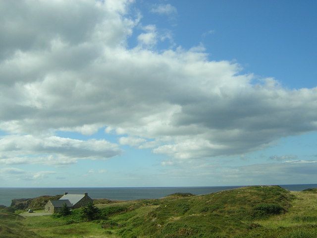 Drishane Peninsula, above Tralispeen beach - panorama (2)