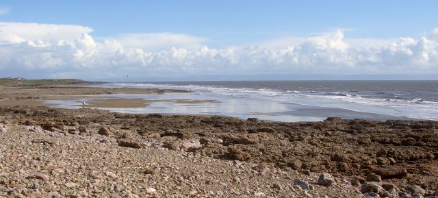 A view south from near Sker Point