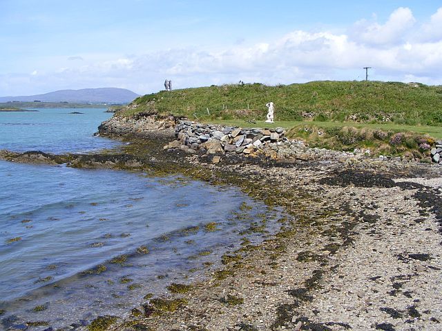 Statue in garden - Cunnamore Townland