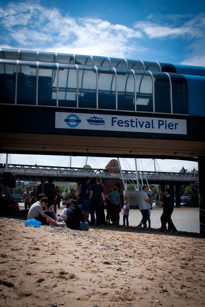 South Bank beach party