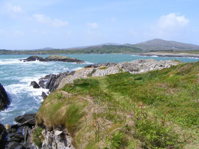 Looking west across Toormore Bay - Altar Townland