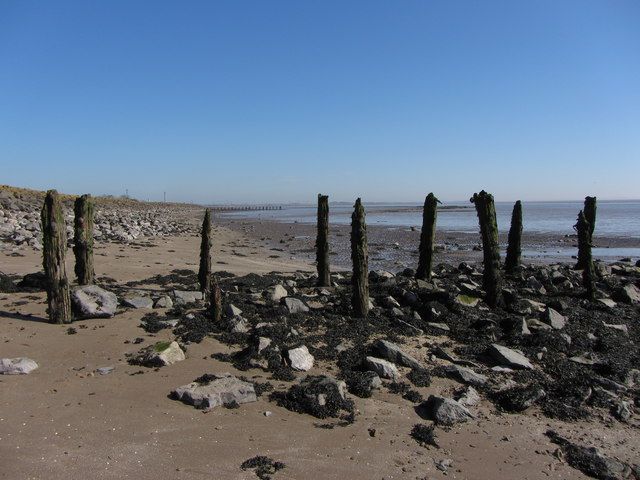 On the beach at St. Brides