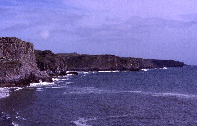 Cliff Scenery between Mewslade Bay and Port Eynon