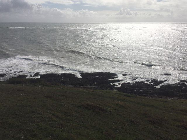 Shoreline at Limeslade Headland