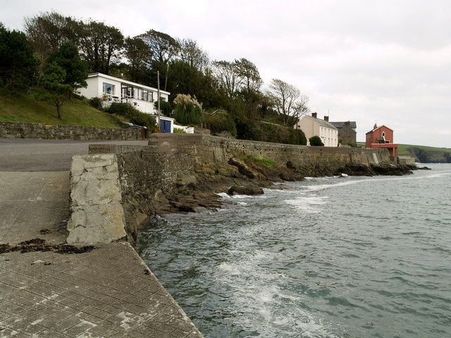 A seawall house at Sandy Cove