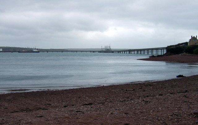 Gelliswick Bay oil pipeline and jetty