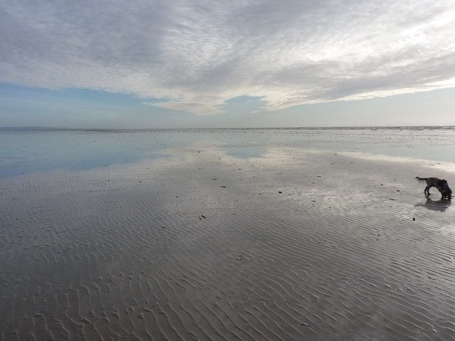 Christmas Day walk on a very quiet beach