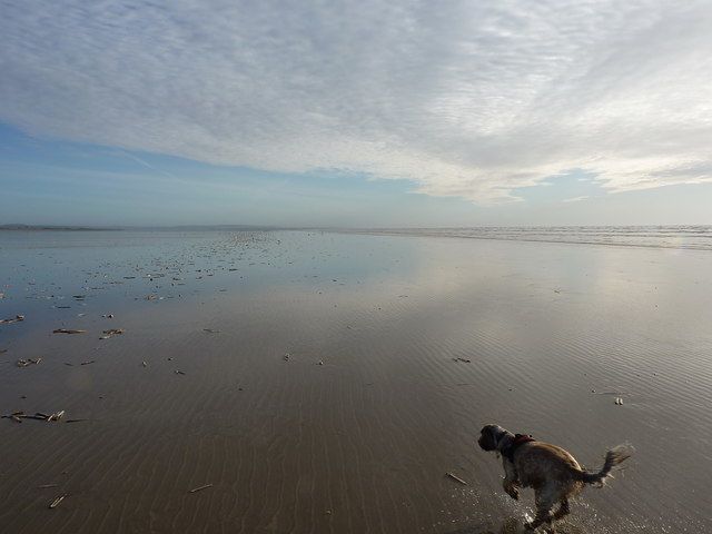 Low tide on Pendine Sands