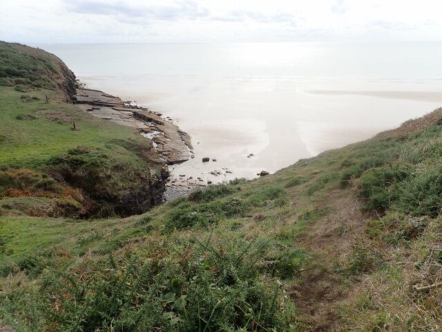 Wave-cut platform, Telpyn beach