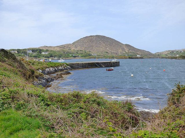 Working quay on eastern side of Cove Harbour